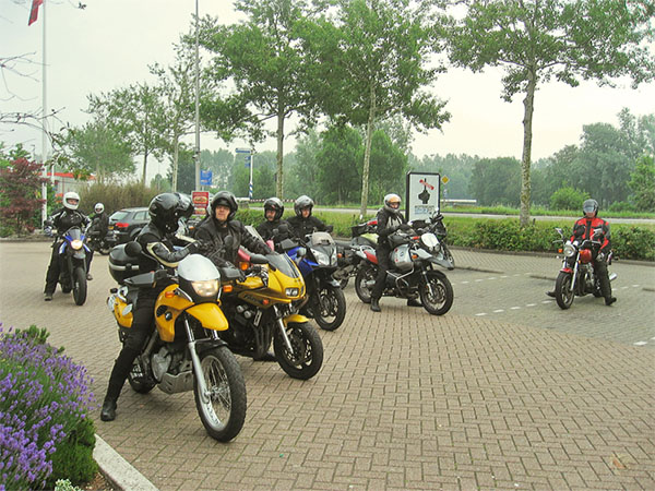 group of motorcycle riders