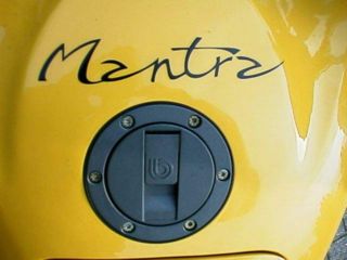 Tank cap of the Derbi Mantra