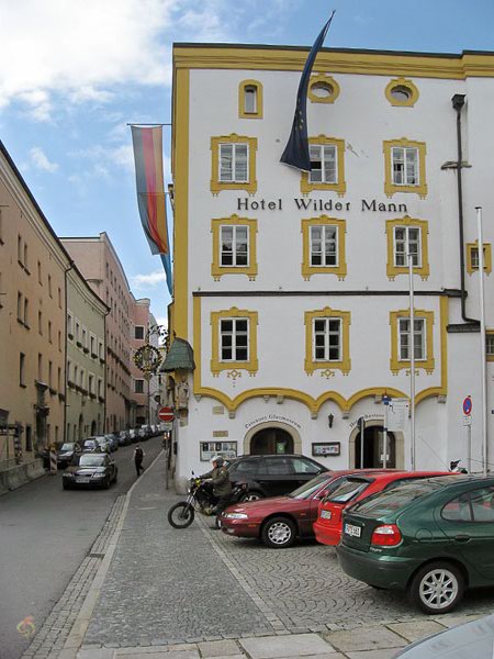 White building with yellow trims