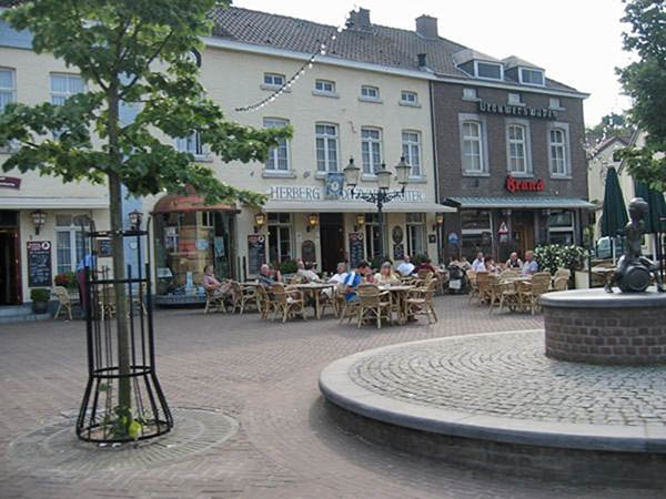 Tables and chairs outside