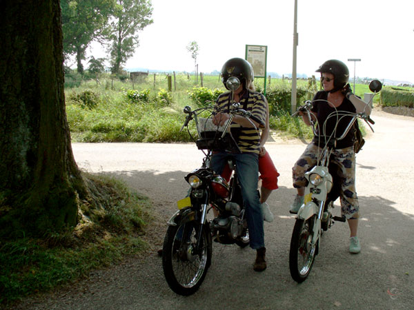 Two mopeds from the sixties