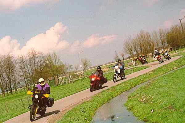 Group of motorcycle riders